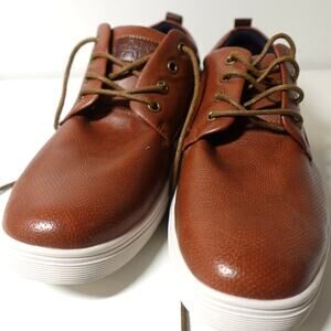 ASHFORD HAYES LOUNGE MENS COGNAC LACE UP CASUAL OXFORDS